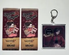 第五人格 ラウンドワン アクリルキーホルダー クリアチケット オペラ歌手