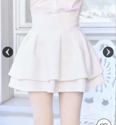 michellMacaron ホワイト美脚ツイードスカートのサムネイル