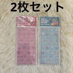 正規品星のカービィ ドロップブロックシール タイルシール2枚セットカミオジャパン