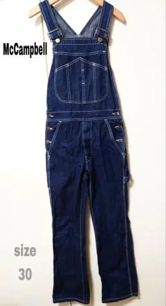 稀少》Vintage 鬼フレア McCampbell 70's オーバーオール 稀少》Vintage 鬼フレア McCampbell 70's オーバーオール 稀少