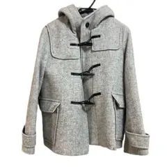 GU ダッフルコート グレー ショート レディース