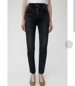 moussy テーパード デニム