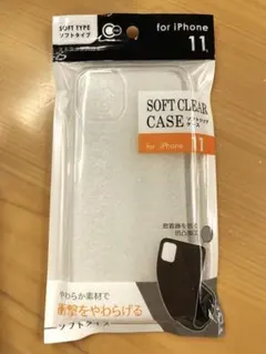 iphoe11 ソフトクリアケース　セリアのサムネイル