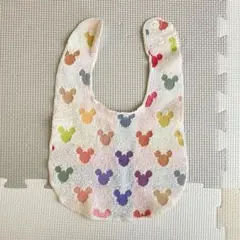 ミッキー柄タオル生地スタイ/東京ディズニーリゾート/