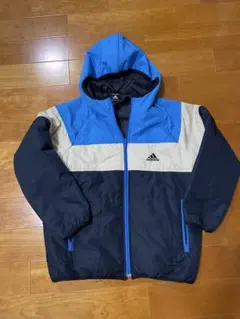adidas フード付き中綿コート ジャンパー　ブルゾン　150