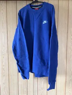 NIKE スウェット トレーナー 90s 青 刺繍ロゴ
