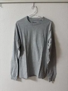 Champion 長袖カットソー グレー