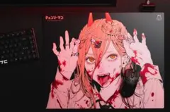 クマ様専用 Arbiter Studio チェンソーマン ガラスマウスパッド - メルカリ