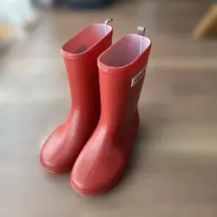 レインブーツ赤　18センチ