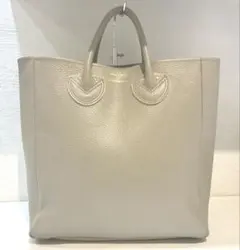 【美品】YOUNG&OLSEN エンボスドレザートート　M ベージュ