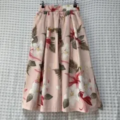 ZARA WOMAN ボタニカル　ロングスカートのサムネイル