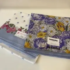 ハンカチ　2枚セット　(PRIVATE LABEL、renoma)