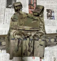 米軍 MSV レプリカ マルチカム プレートキャリア レーザーカット 