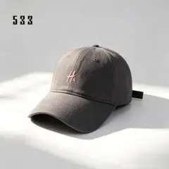 レディース　キャップ　新品未使用　ダークグレー