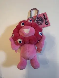 カラビナ付きピンクミャクミャクぬいぐるみ　セレッソコラボ