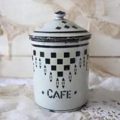 フランスアンティークキャニスター CAFEリュスチュクリュ - メルカリ