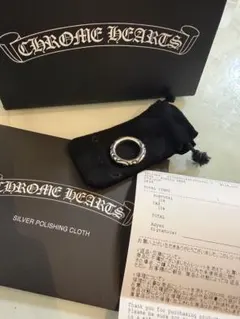新品未使用インボイス付CHROMEHEARTSリングネガティブCHクロスUS7号 