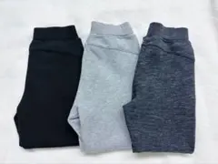 UNIQLO ドライスウェットパンツ　3点　120cm ユニクロ　黒　グレー