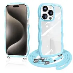 iPhone 15 Pro Max ケース ショルダー クリア