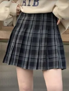 プリーツスカートチェック