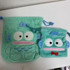 ハンギョドン　サンリオ　巾着袋　はぴだんぶい　ランダム