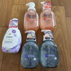ビオレザボディ 、ダブ泡ボディウォッシュ 5本セット