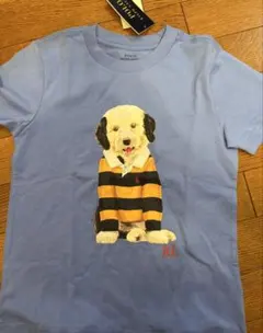 soooh様専用　新品　ラルフローレン　犬　プリント　Tシャツ　青　6 120
