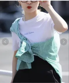 PETIT BATEAU × SHIPS any Tシャツ　専用巾着付きのサムネイル