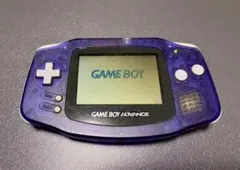 ゲームボーイアドバンス AGB-001 クリアパープル　【ジャンク品】本体のみ