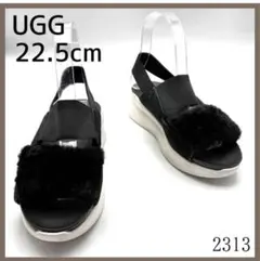 UGG SILVERLAKE アグ サンダル シルバーレイク ファー ロゴ - メルカリ