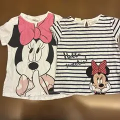 ミニーマウス Tシャツ 80サイズ 2枚セット