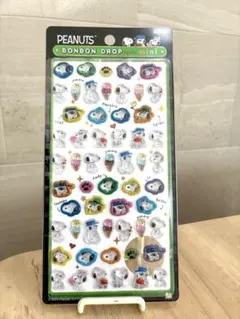 【正規品】ボンボンドロップシールミニ スヌーピー＆きょうだいたち