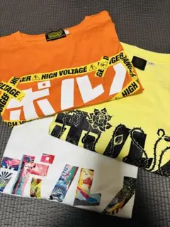 ポルノグラフィティ　ツアーTシャツ（ポルノT）　3枚まとめ売り（しみ有り）