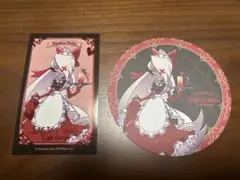 よ*げ様 ハズビンホテル　ヴァギー　コースター　箔押しトレーディングカード　2点