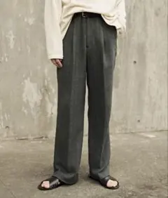 【LIDNM】KARAMIORI STRAIGHT SLACKS