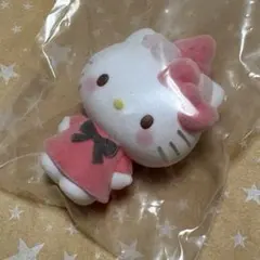 ハローキティ　フロッキードール　マスコット　1点