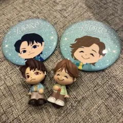 おまけ付き♪ ミセス 藤澤涼架 アクスタ フィギュア 缶バッジ 6体セット♡ ⭐︎おまけ付き ミセス 若井滉斗 アクスタ フィギュア 缶バッジ