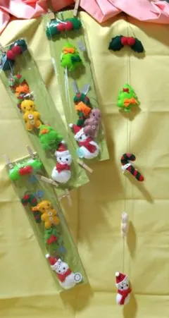X'mas 飾り パーツ5個 1セット