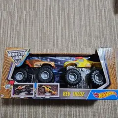 ホットウィール モンスタートラック チェース デロリアン アイスver