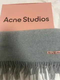 acne studios マフラー パウダーブルーメランジ 正規品 - メルカリ