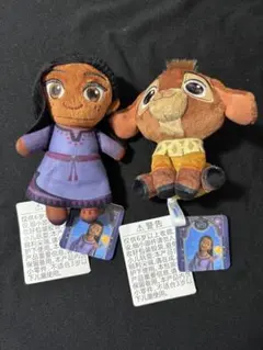 ディズニー　WISH ウィッシュ　ぬいぐるみ　アーシャ　バレンティノのサムネイル