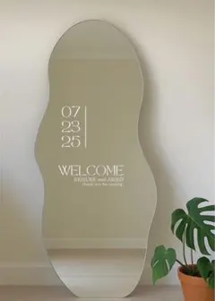 みみ様専用　ウェルカムミラーステッカー　ウェルカムボード　ウェルカムスペース結婚