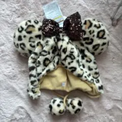 ファンキャップ ヒョウ柄 ミニー レオパード 茶色