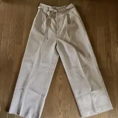 ハニーズ　チェック柄 レディースパンツ ベルト付き