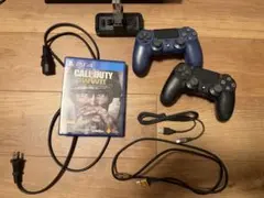 【すぐ遊べる】PS4Pro本体CUH7100B 1TBコントローラ2個オマケ付き