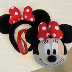 ディズニー ミニー カチューシャ ショルダーポーチ