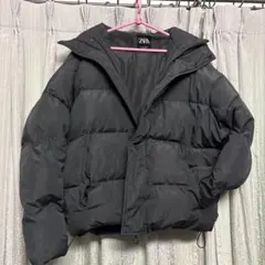 ZARA ブラック ダウンジャケット Mサイズ
