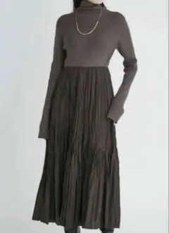 【美品】ミラオーウェン　ニットワンピース 長袖