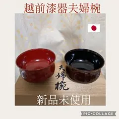 越前漆器 夫婦椀 新品未使用 髙島屋のサムネイル
