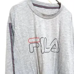 ё FILA フィラ　メンズL　長袖　Tシャツ　ロンT カットソー ルームウェア